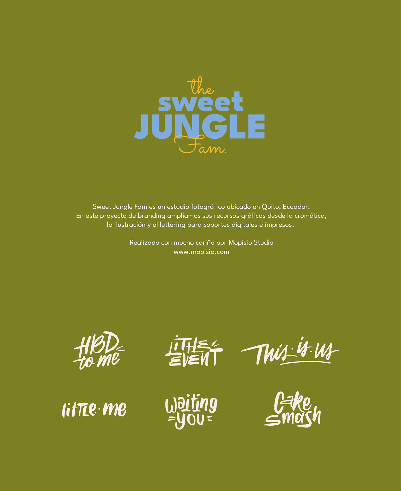 andretatipografica branding  Ecuador Handlettering handmade ILLUSTRATION  jungle lettering mopisio studio quito