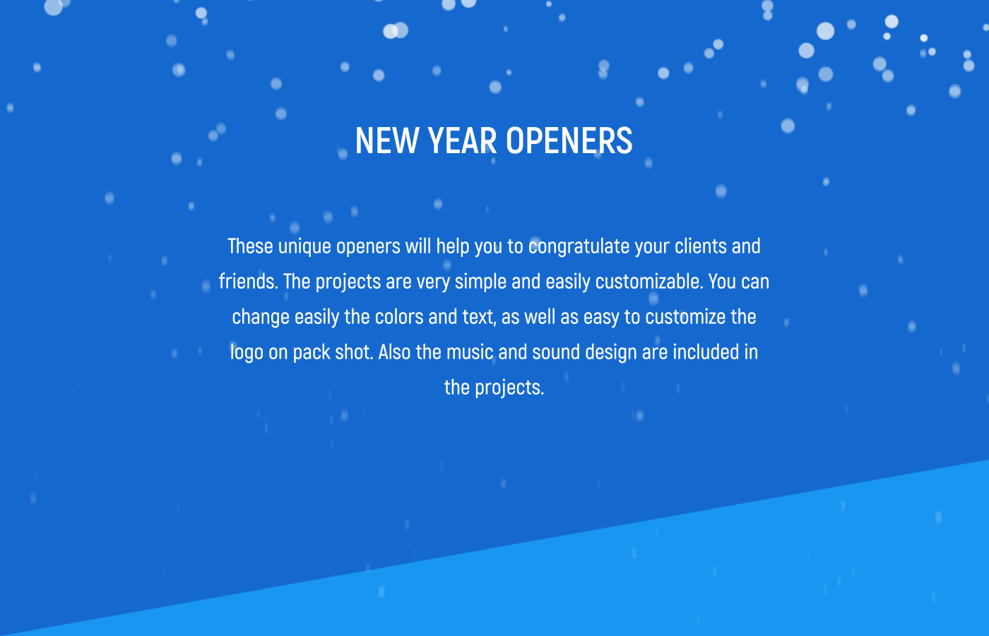 2d logo new year design opener animation  color elegant corporate intro greeting