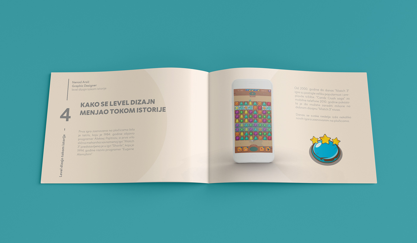 brochure design game design  graphic design  ILLUSTRATION  matchgame Mobile app publication design UI/UX