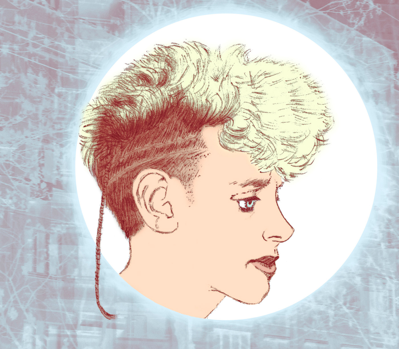 Character design  portrait Depeche Mode dave gahan martin gore