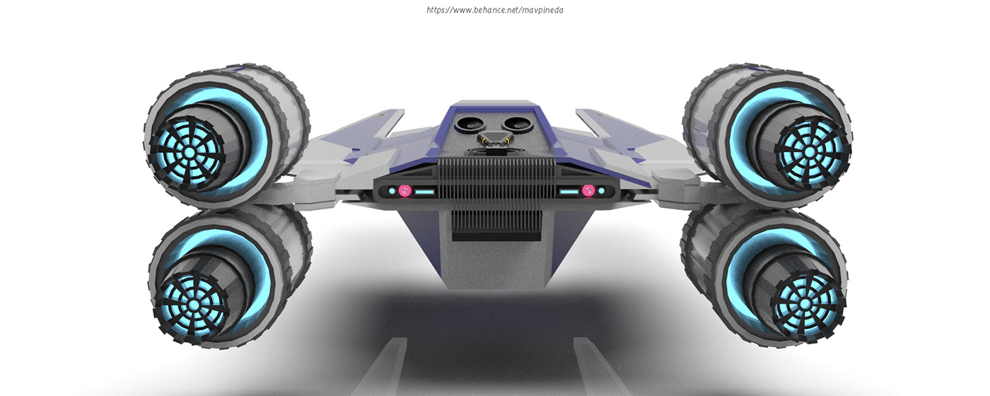 3D 3d modeling airship ketshot render SketchUP starfighter Starwars starwarsfanart