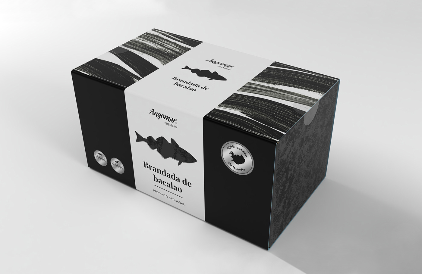 Packaging fish product design experiment poster brand identity campaign