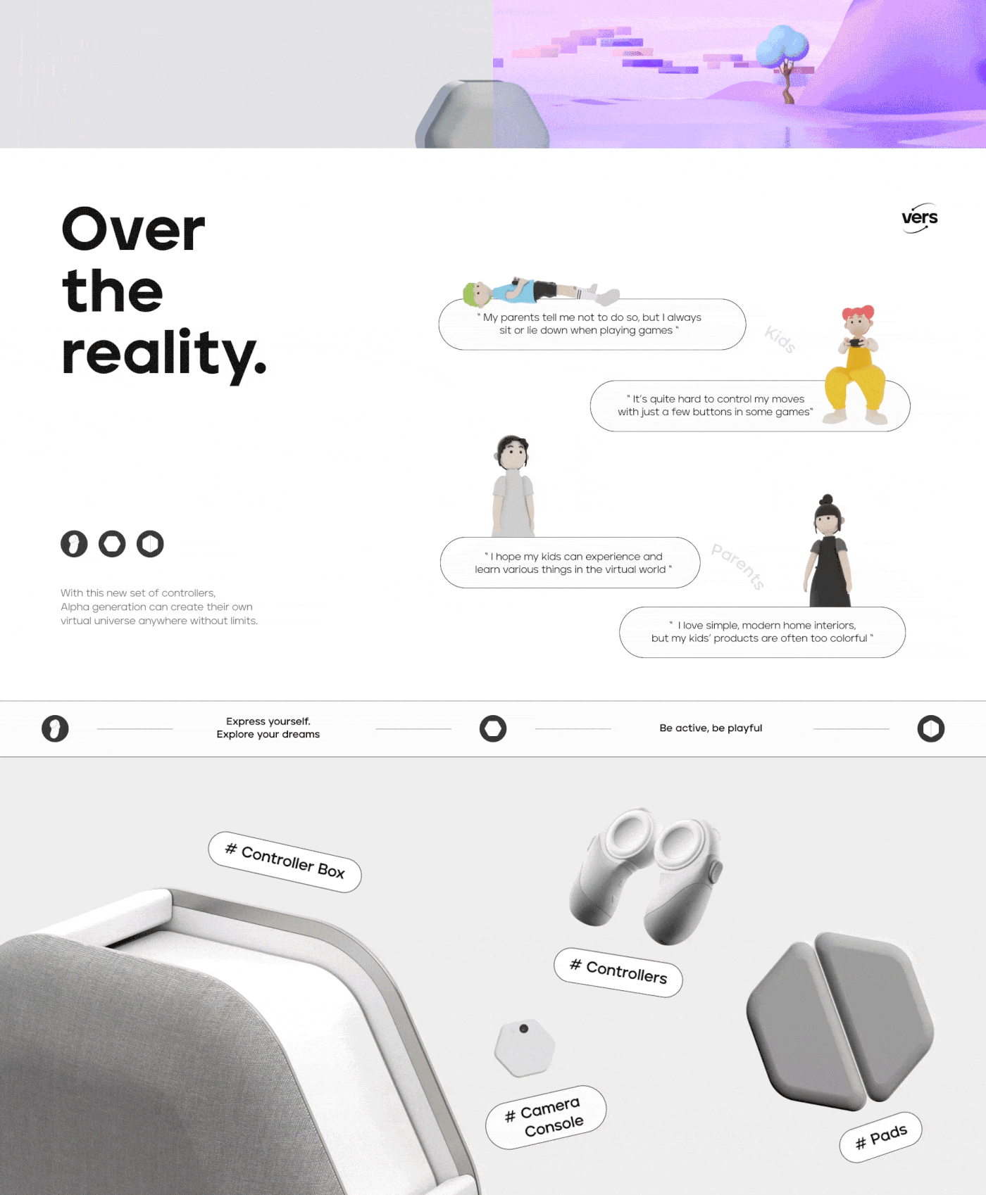 3D futuristic industrial metaverse Mockup modern product Render ux visualization