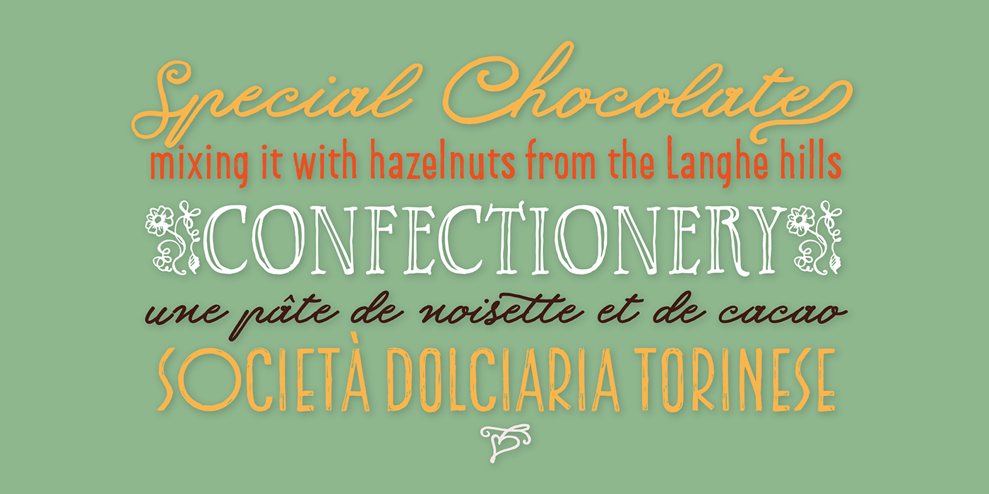 chocolate writing  lettering Calligraphy   font type typography   italian torino