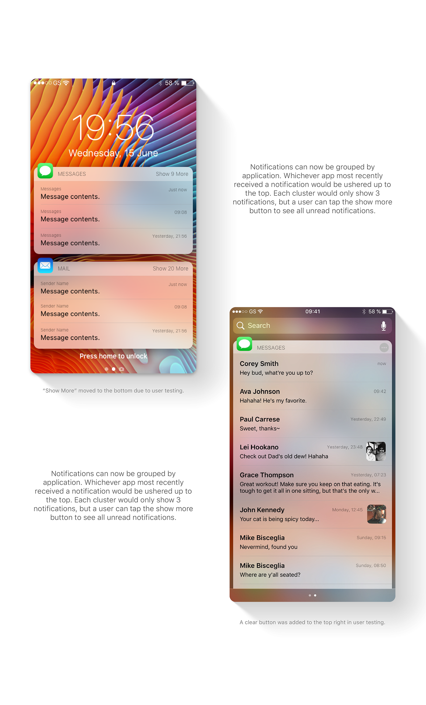 ios notification notification center banner redesign ux iphone