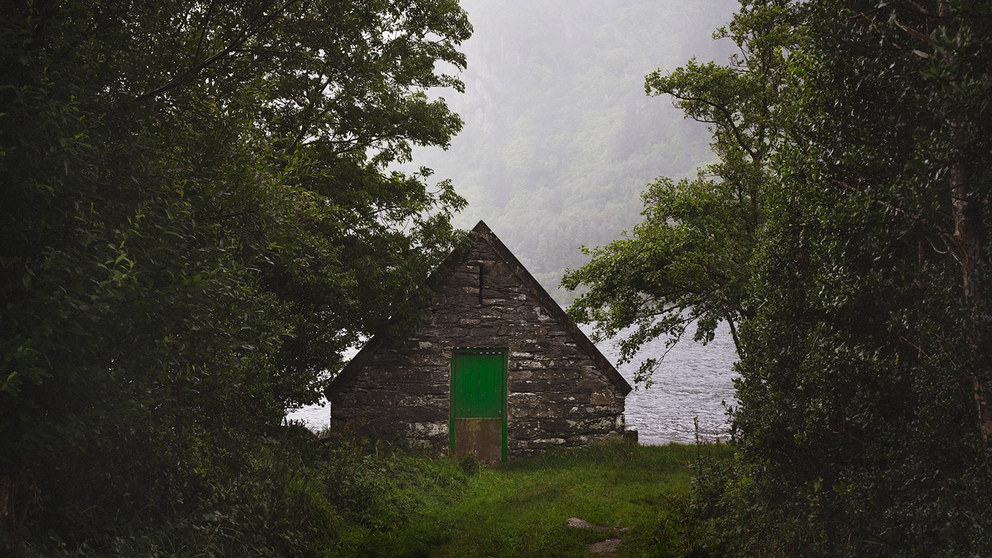 Photography  art Landscape Ireland green yellow mountains found mood
