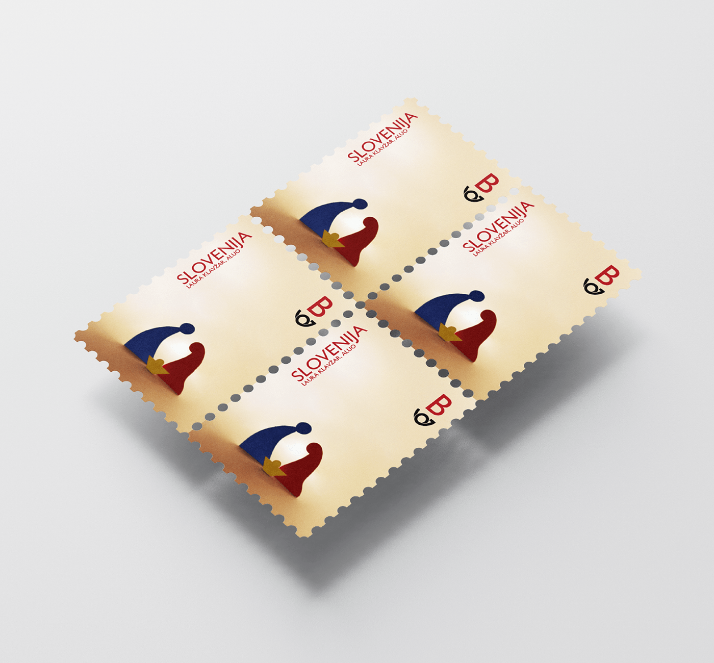 paper envelope post postage stamp graphic design  Christmas Christian ILLUSTRATION  print poststamp