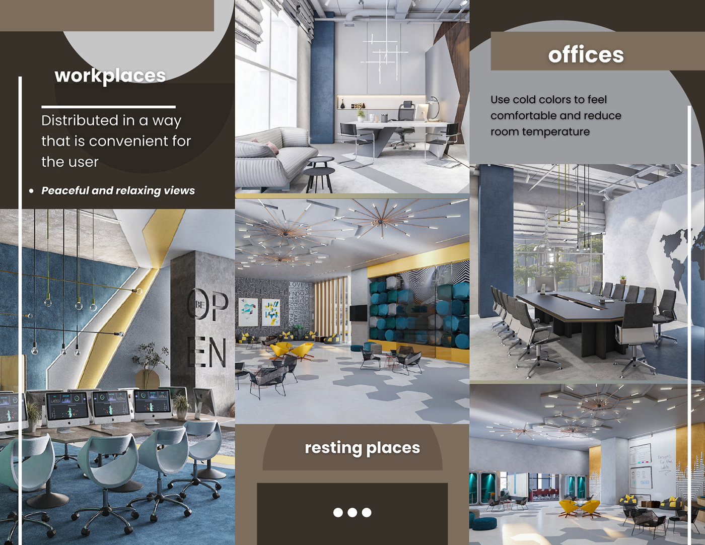 3D administration building architecture Brand Design business incubator design interior design  logo modern Office