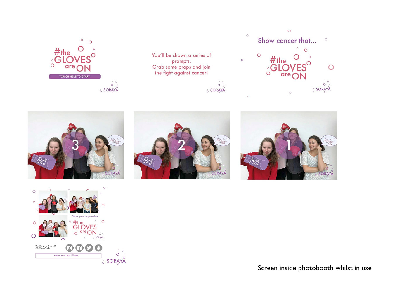 charity campaign awareness photo booth