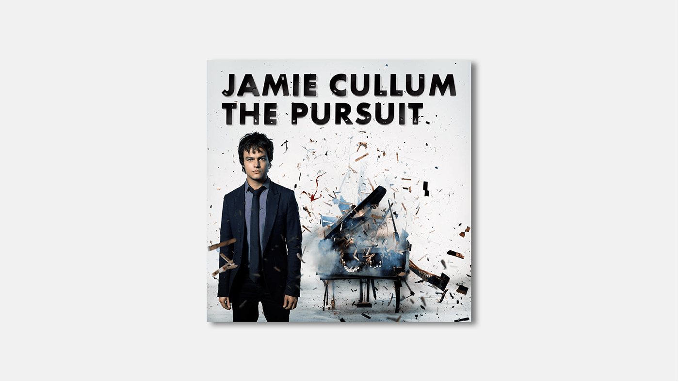 Album anniversary cover editorial ILLUSTRATION  jamie cullum jazz music Pursuit re-design