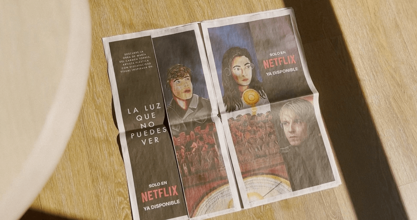 Netflix Netflix series netflix poster Advertising  outdoor advertising print blind inclusion Archive