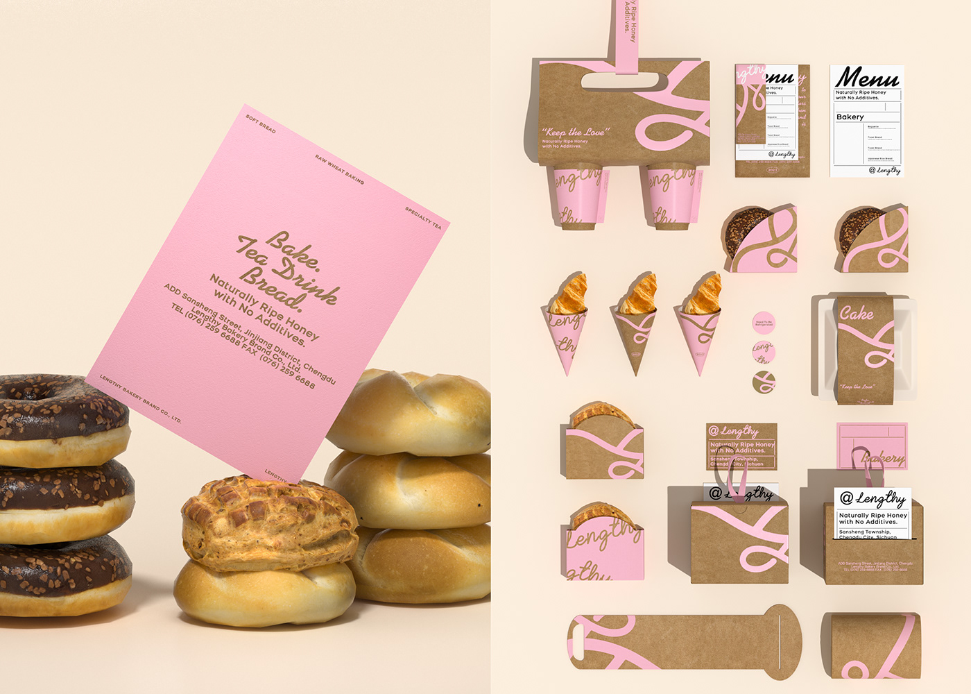 brand identity Packaging bakery visual identity Logo Design