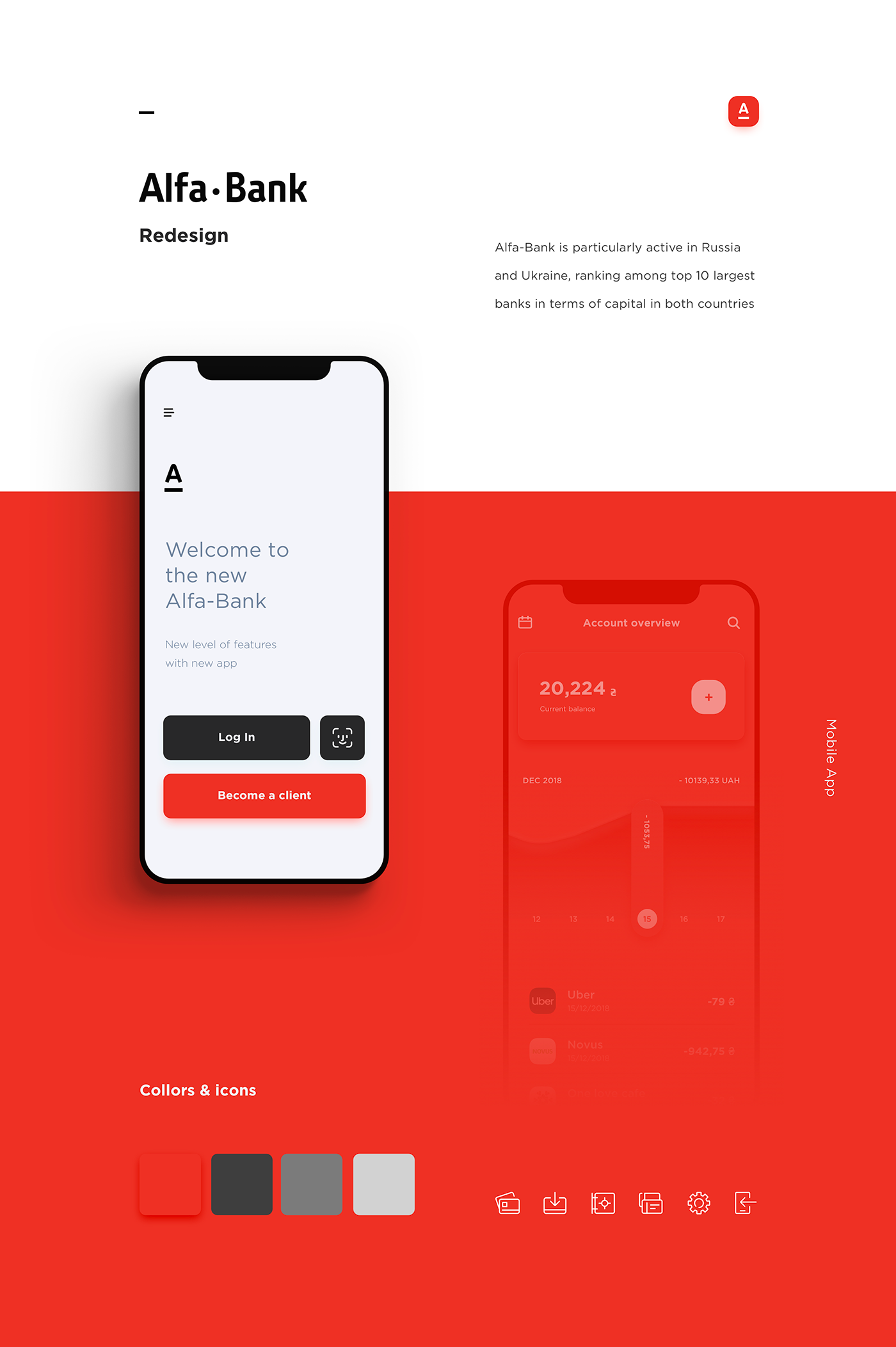 Redesigning the Alfa Bank mobile app 