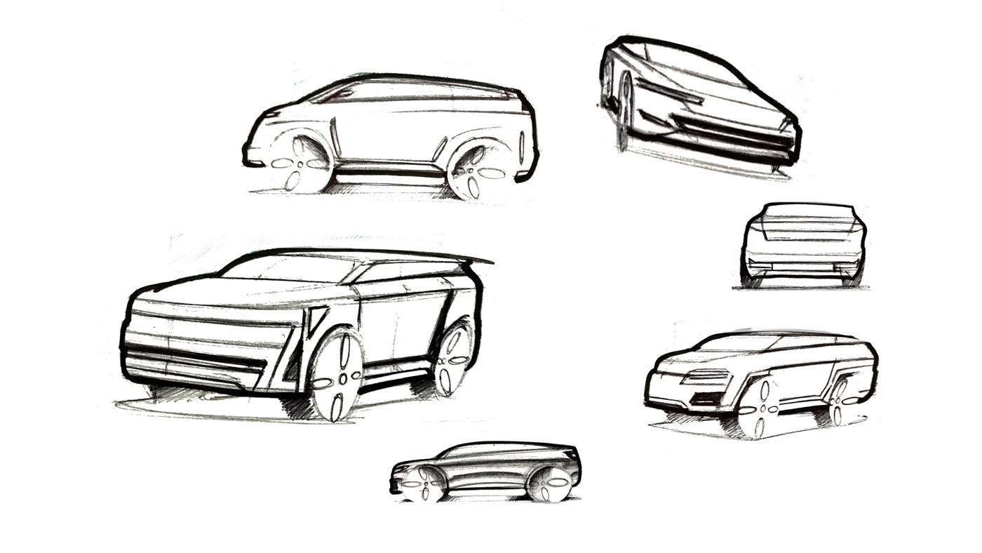 Alias Automotive design battery car car design Electric Car ev industrial design  product design  suv