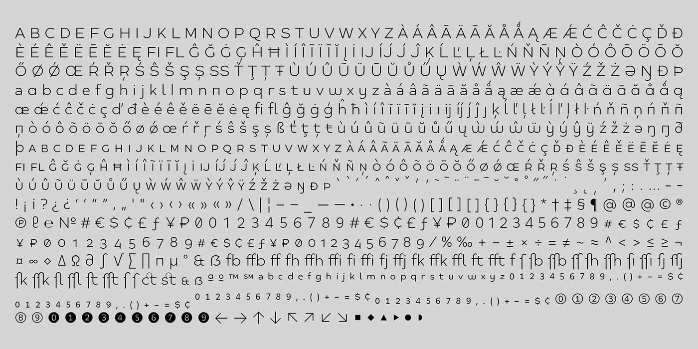 custom font custom typeface geometric sans Futura din alternative