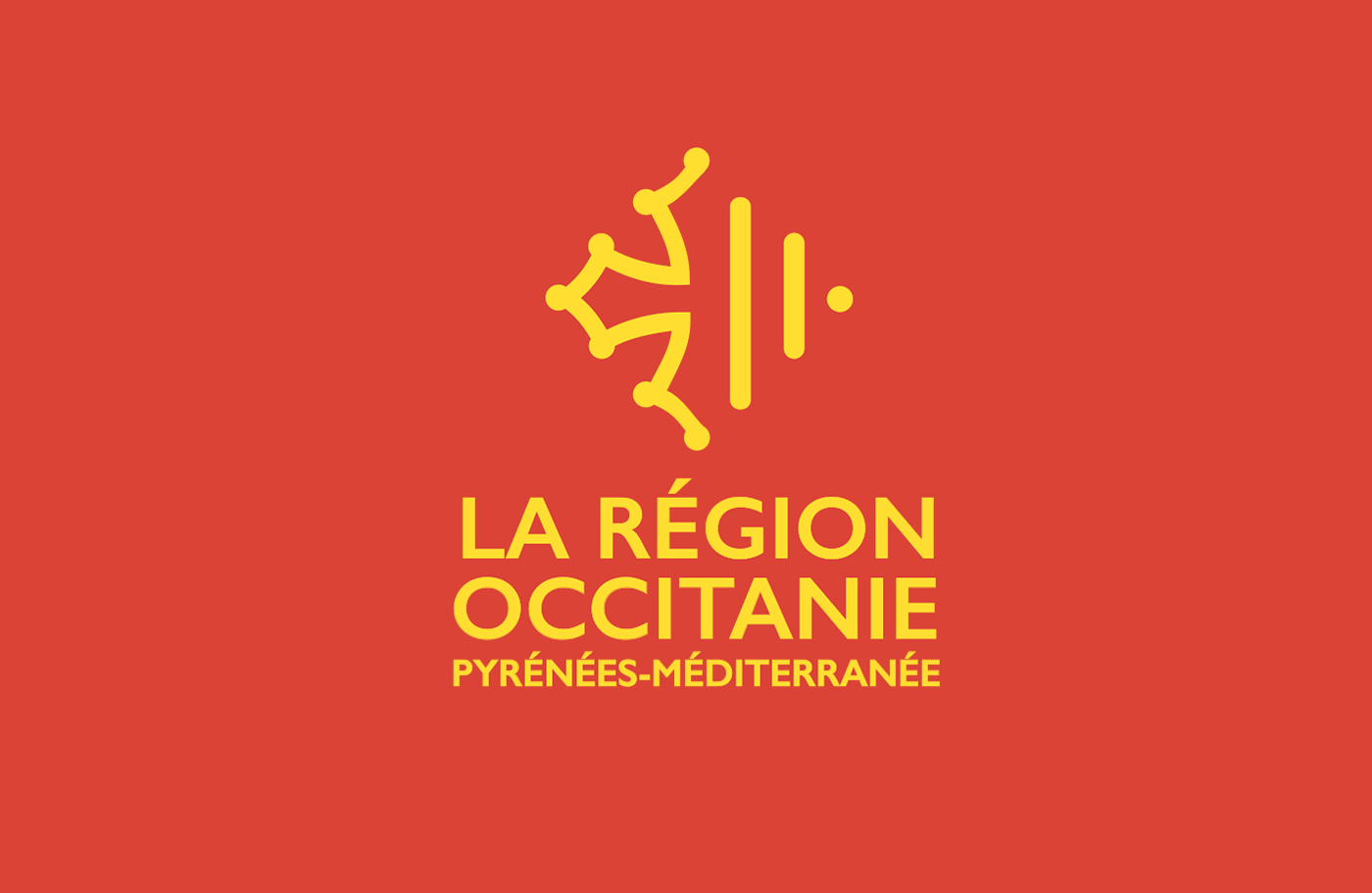 logo occitanie branding  Picto poster visual identity france region cross catalogne