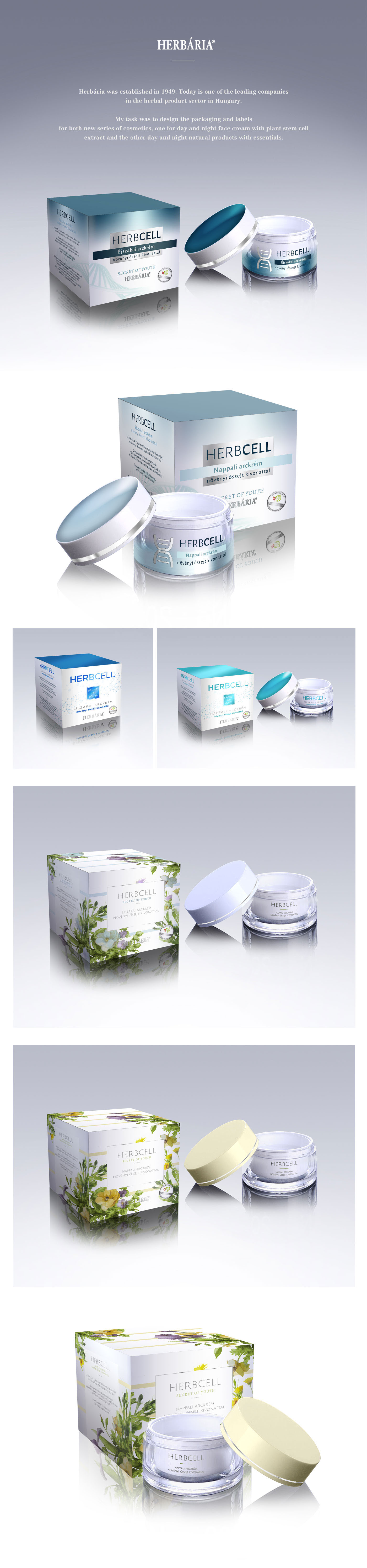 package Cosmetic herbal package design  face cream
