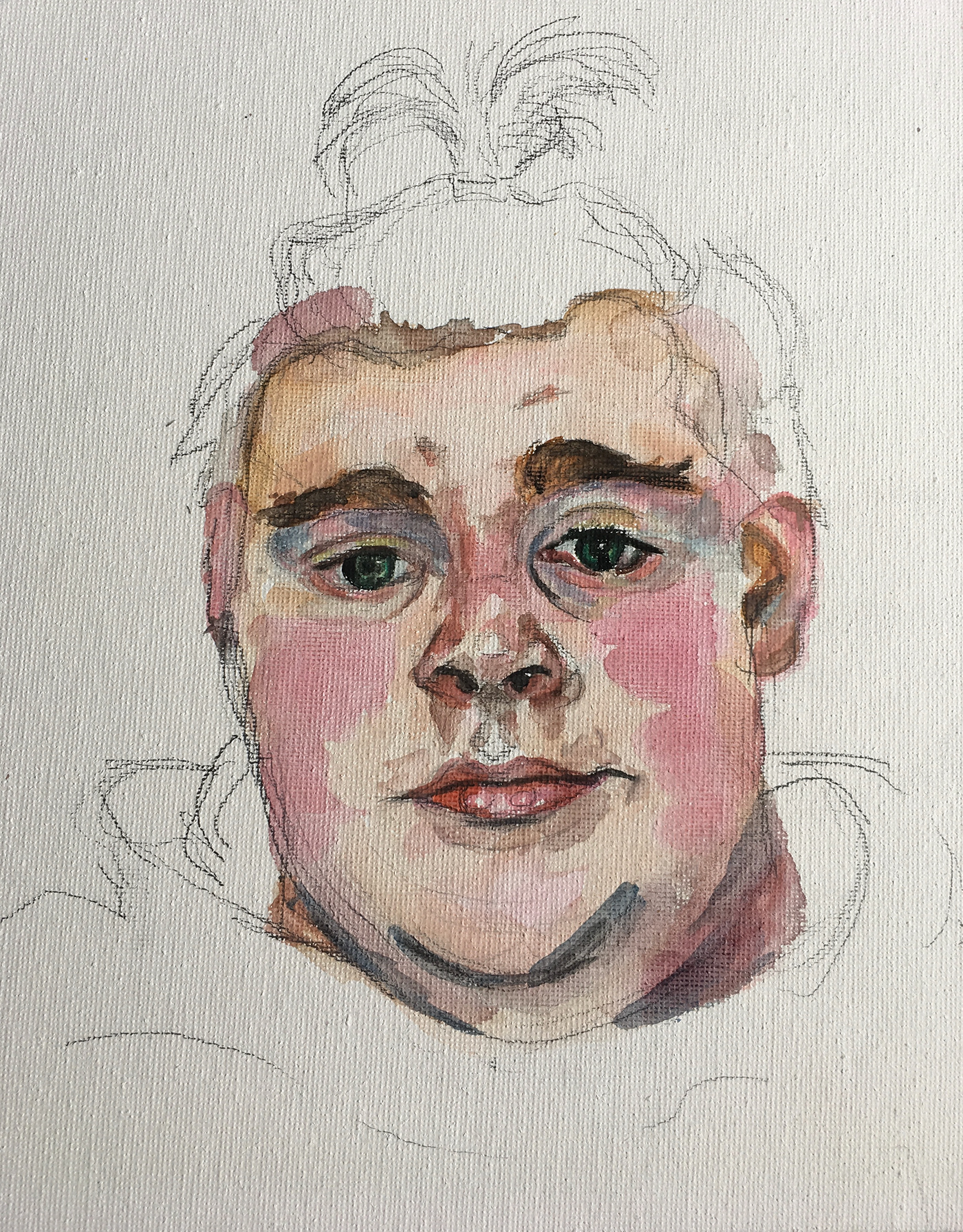 painting   portrait watercolor portrait watercolors