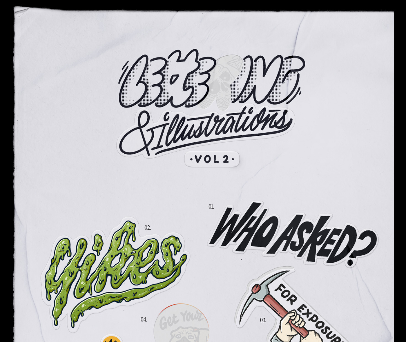 lettering vector graphic design  Digital Art  ILLUSTRATION  typography   visual identity Sticker Design merchandise t-shirt