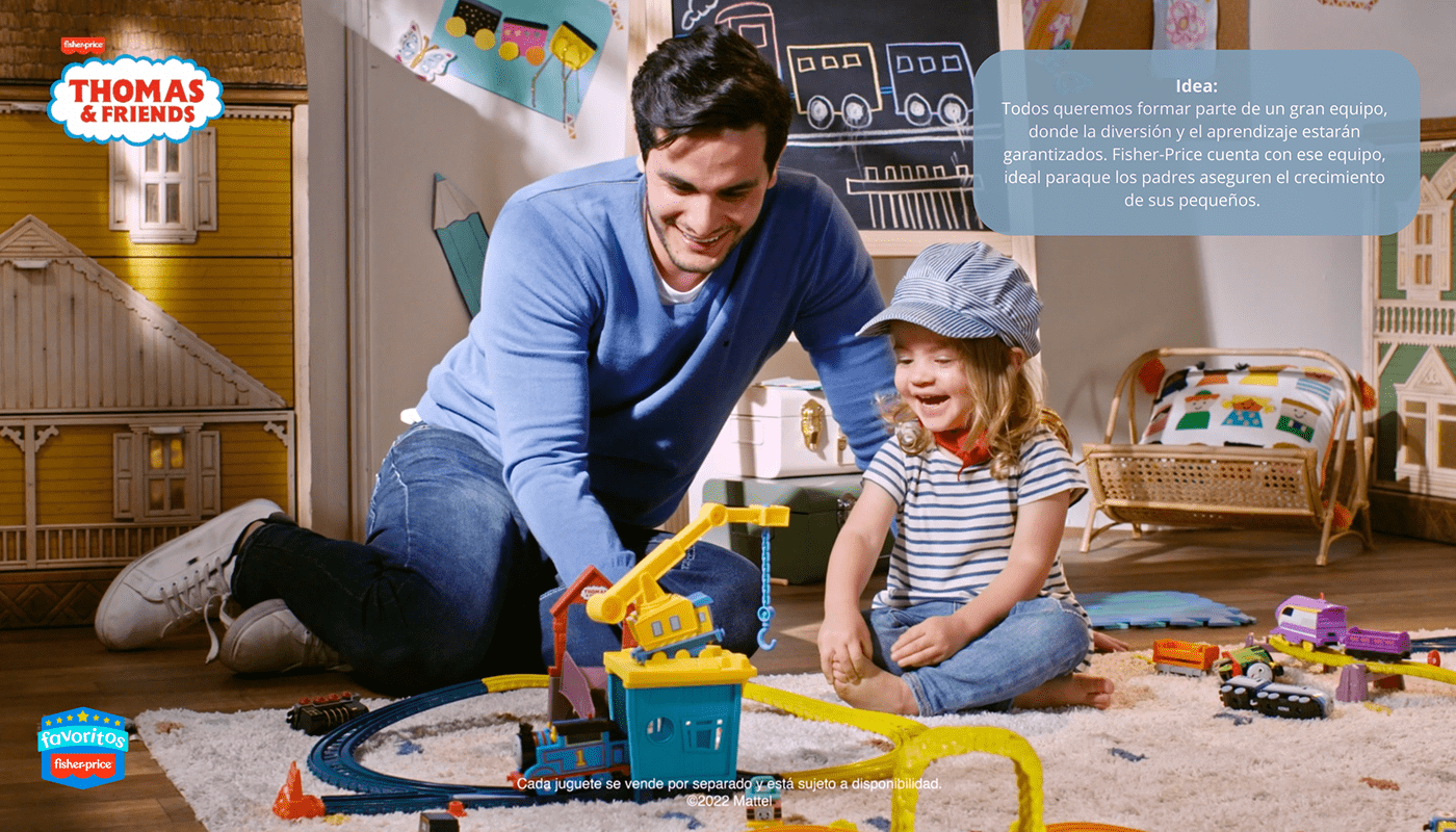 creatividad publicitaria publicidad creatividad Campaña juguetes niños Fisher-Price mattel parents copywriting 