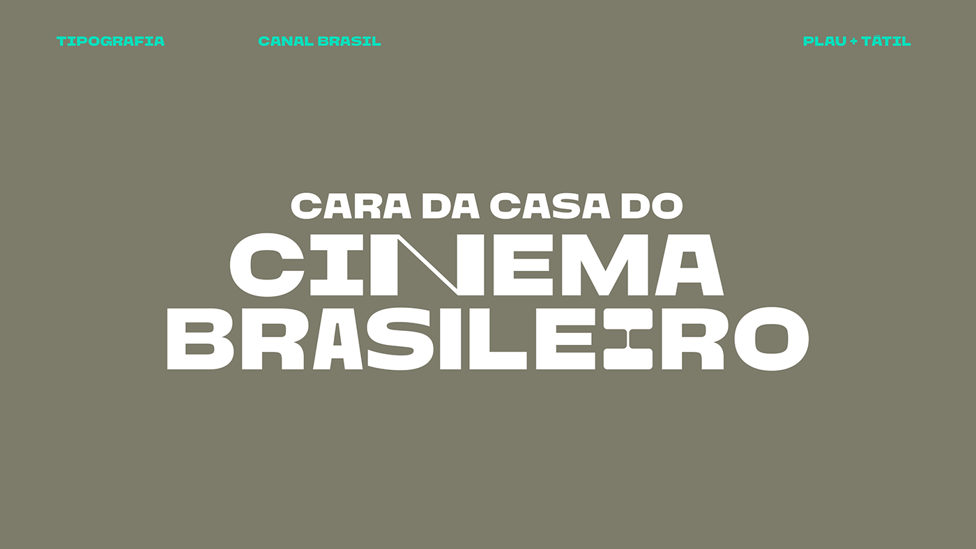 animation Brasil broadcast Channel Custom font motion tv variable typography