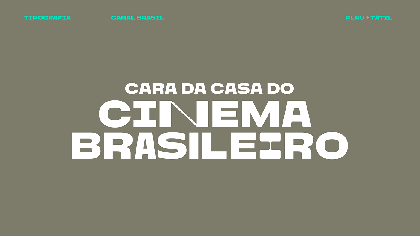 animation  Brasil broadcast Channel Custom font motion tv variable typography  