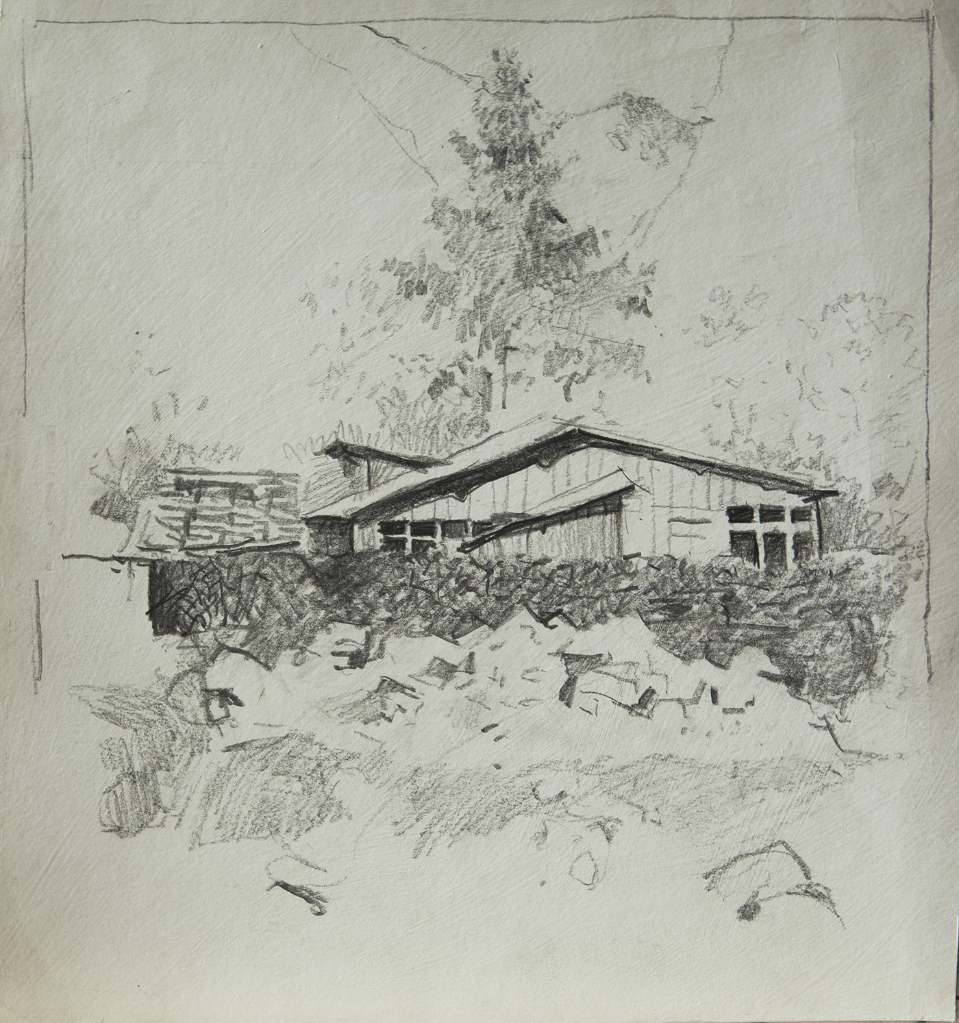 danilmariia sketch Drawing  nepal Landscape
