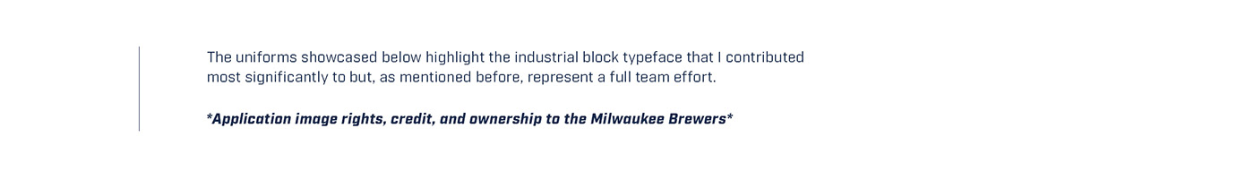 baseball brand identity Brewers Identity Design Milwaukee Brewers Sports Branding Sports Design Sports Font Sports Identity Sports logo