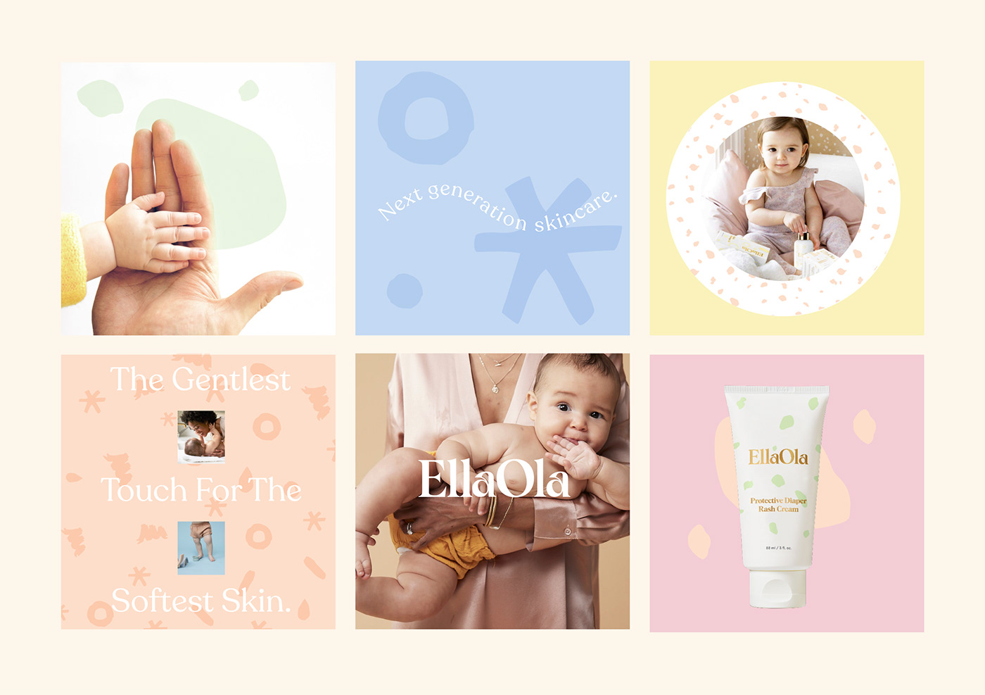 baby products brand identity identity Logo Design Packaging packaging design print