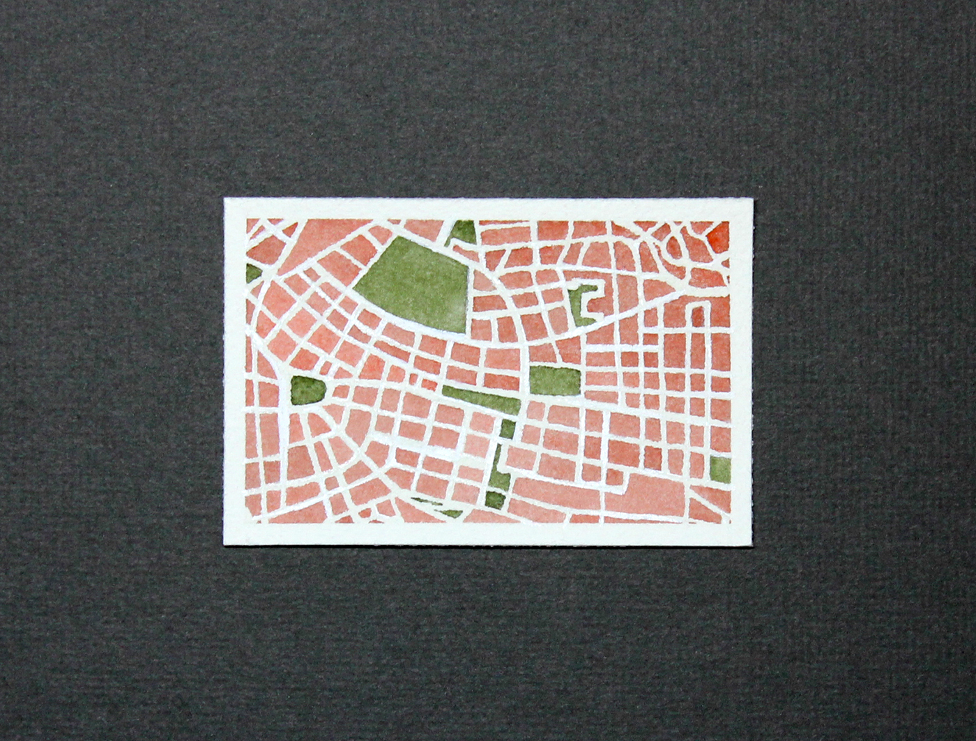 prague watercolor map cartography design city art world tourism Travel Street explore maps paint