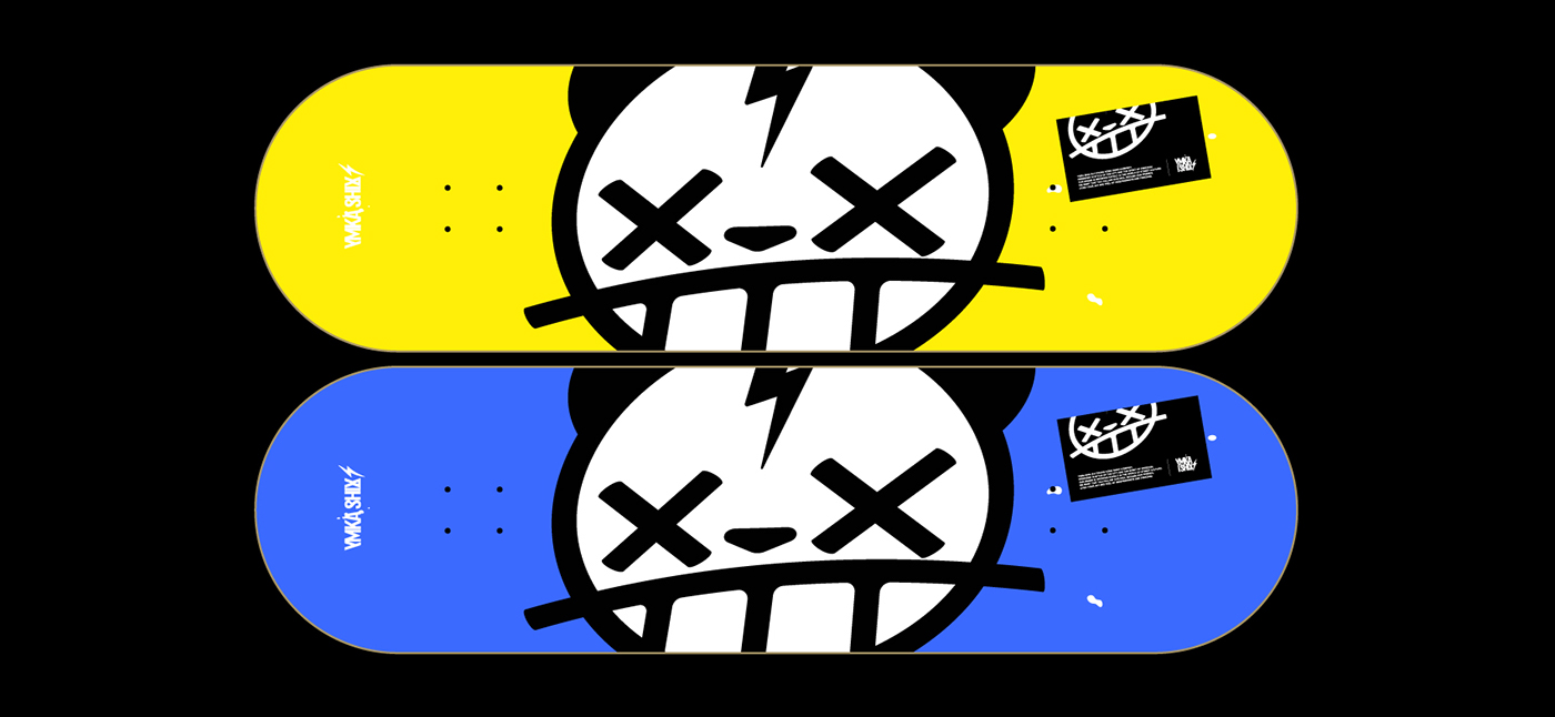 skateboards beanies logo mgng Panda  stickers bear hiphop ymkashix Clothing