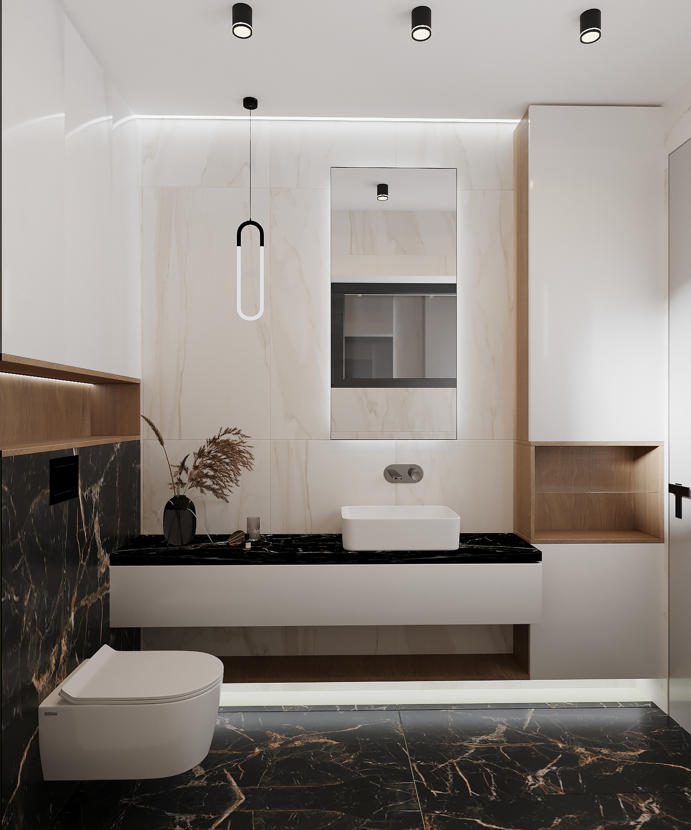3D 3ds max architecture archviz Interior interior design  minimal modern Render visualization
