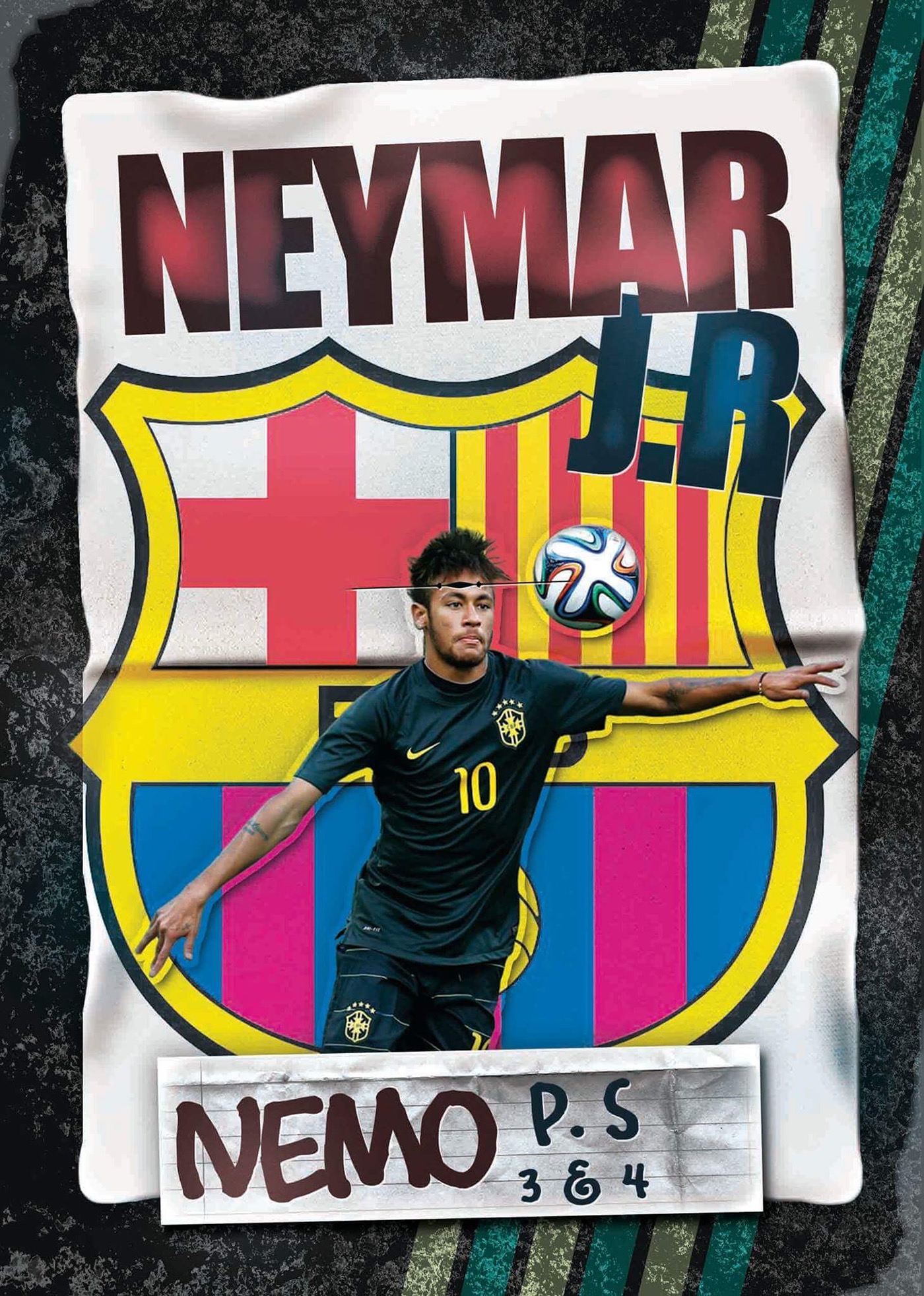 football Neymar messi Suarez