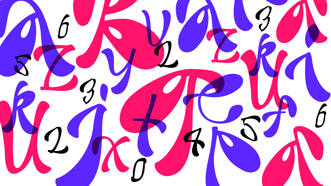 36 days 36daysoftype2021 alphabet blue Calligraphy   identity lettering type type desing typography  