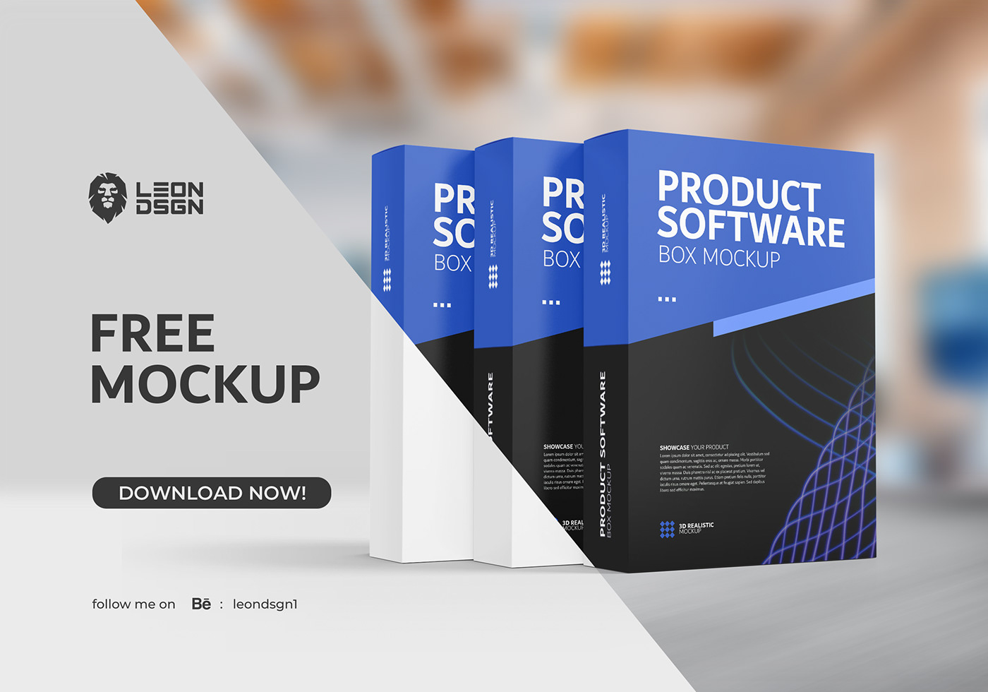 Download Free Software Product - Box Mockup on Behance