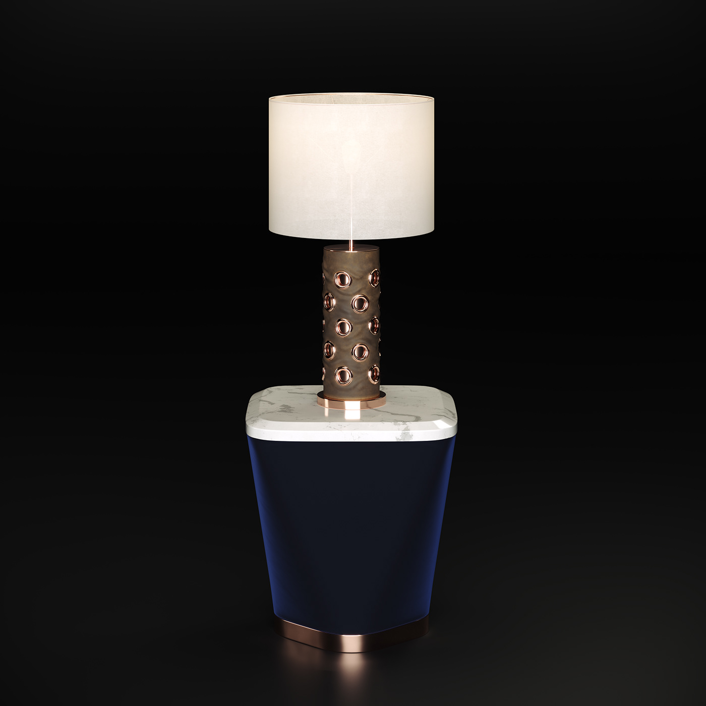 3d max 3d modeling Bedside Table corona render  Lamp marvelous visualization Zbrush