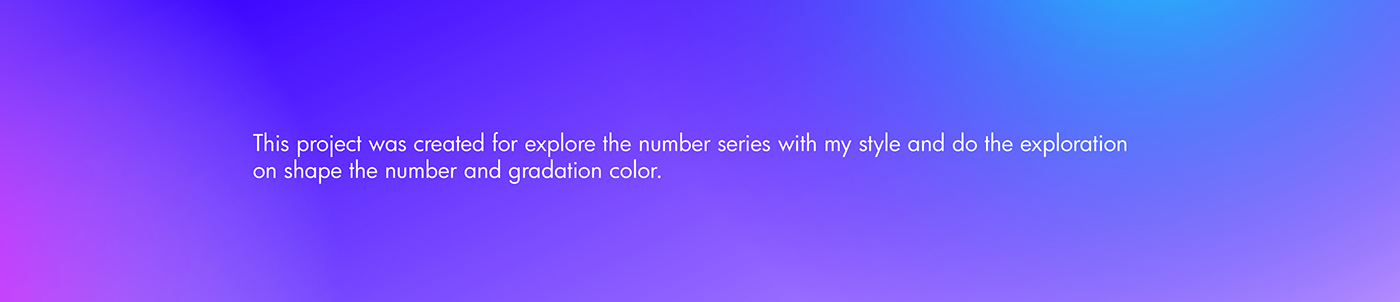 exploration number ILLUSTRATION  branding  graphicdesign color design gradientcolor
