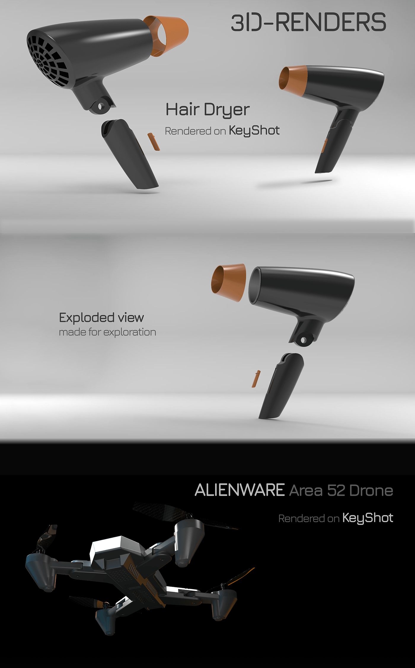 design drone hairdryer air purifier ear buds electronic DJI alienware