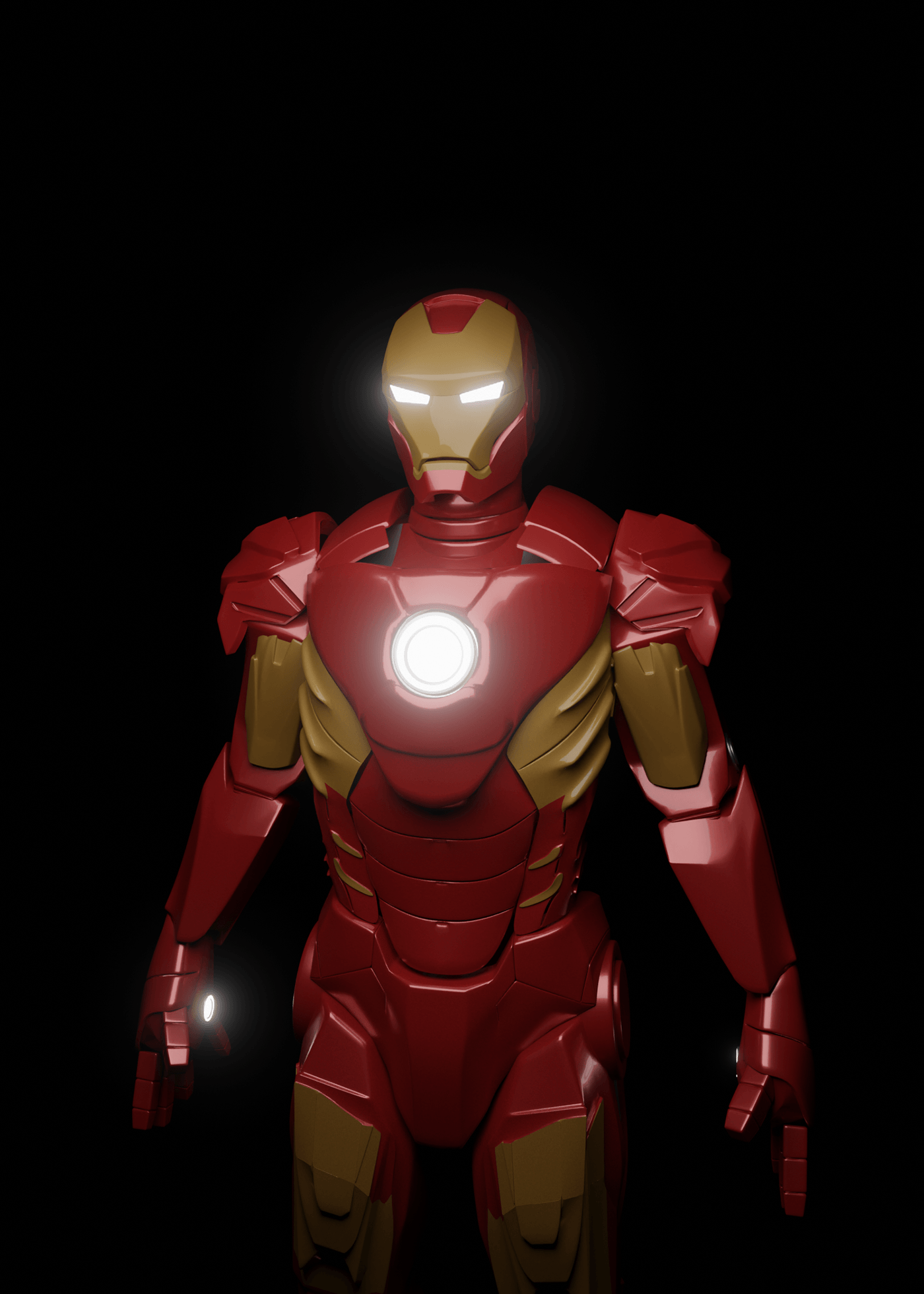 3D iron man metallic iron man poster tony stark comics Avengers SuperHero