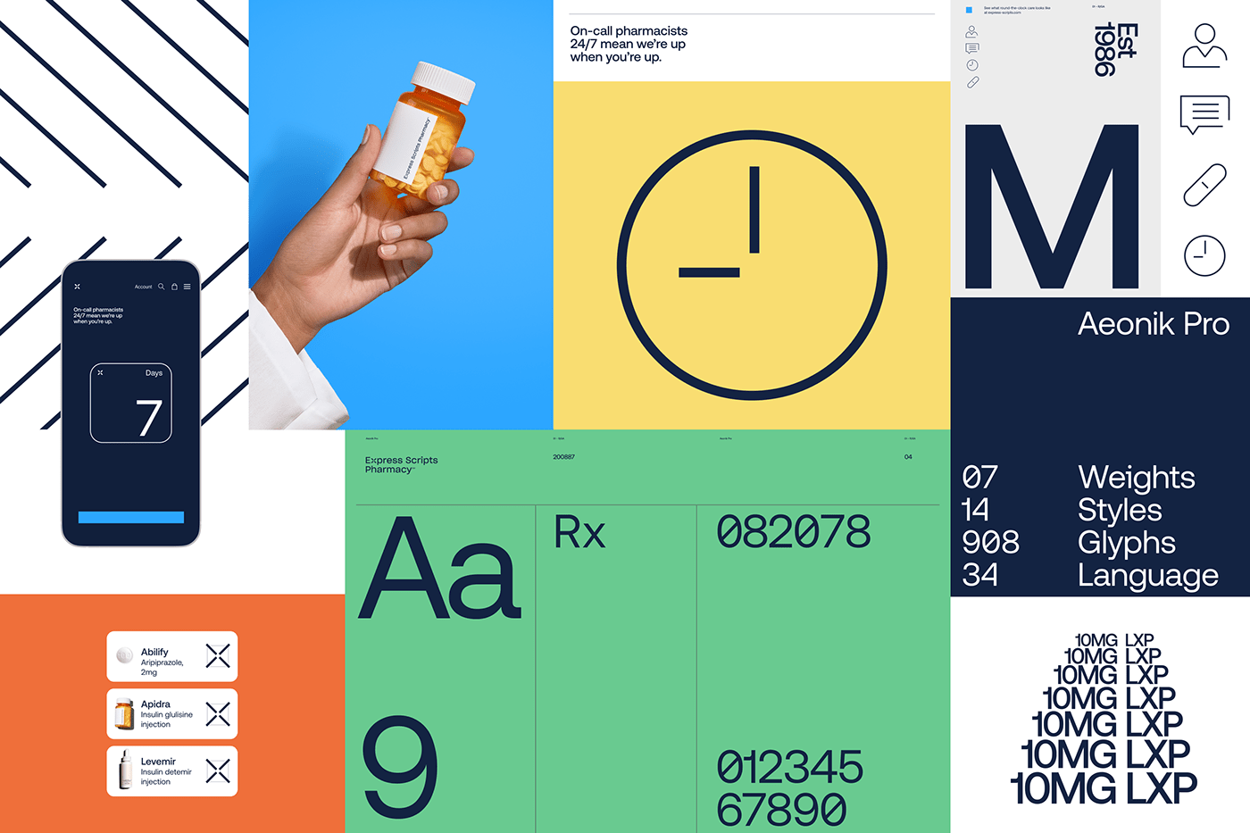 Brand Systems branding  motion pharmacy Photography  user interface verbal design 3D graphic design  product