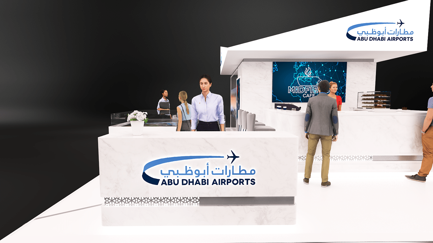 abu Dhabi Airports world routes exhibition stand stand design adelaide australia booth design Exhibition Stand Design kymmpanda