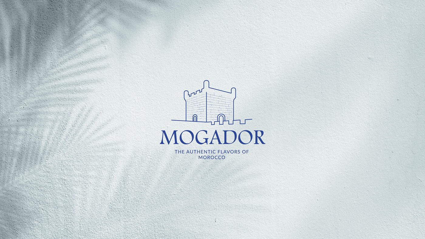 fine dining Food  logo Logo Design mogador moroccan restaurant Morocco restaurant Restaurant Branding restaurant logo
