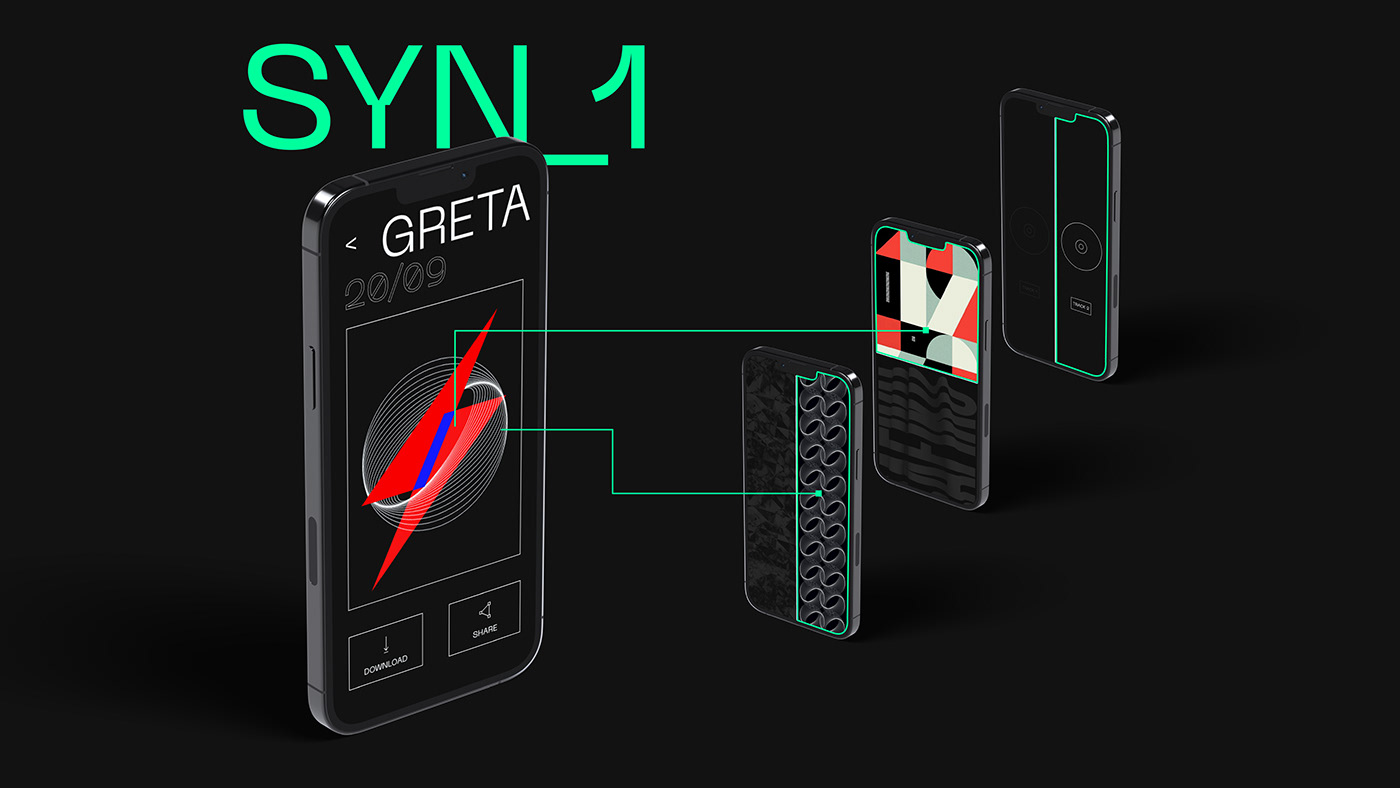 cyber Cyberpunk futuristic graphic design  green identity open source Technology thesis UX UI DESign