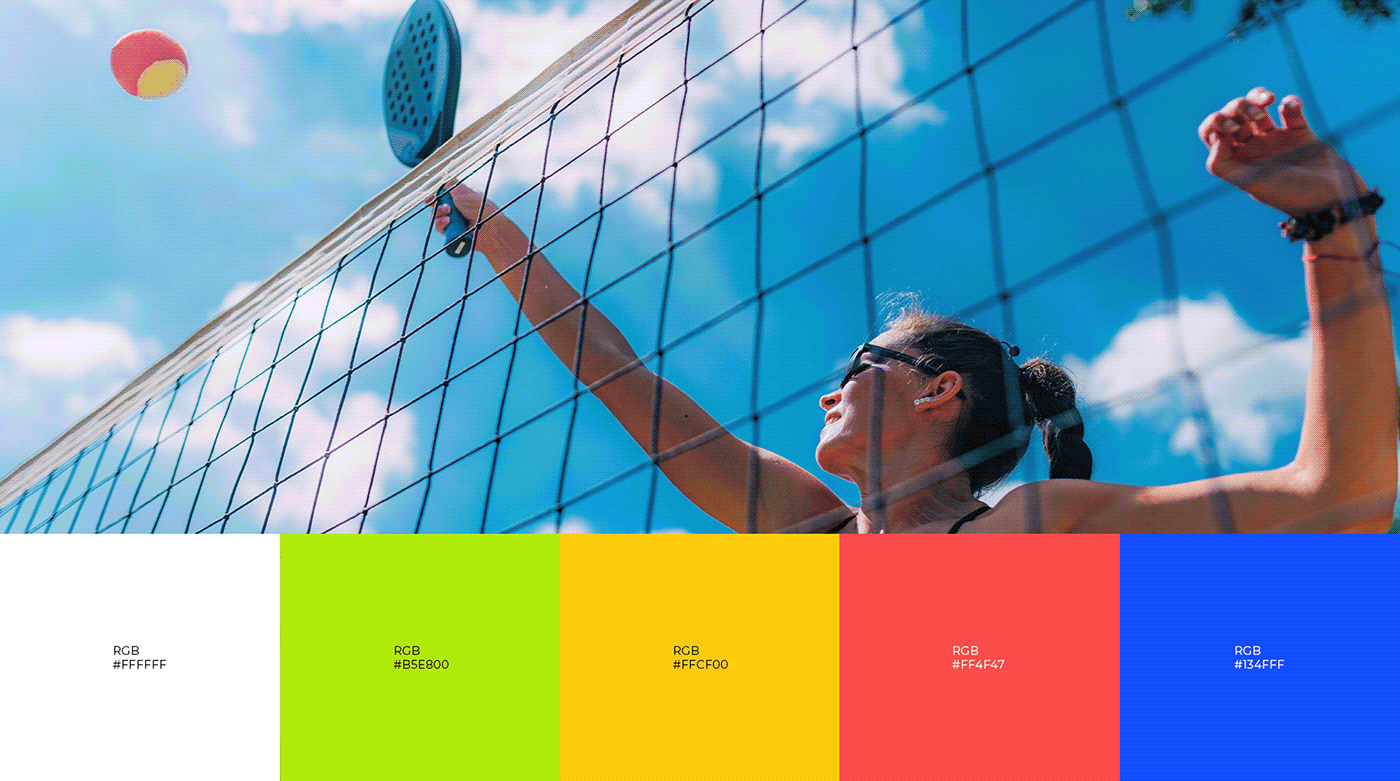 beach tennis key visual bar Arena Esporte design gráfico Socialmedia visual identity brand Logotype