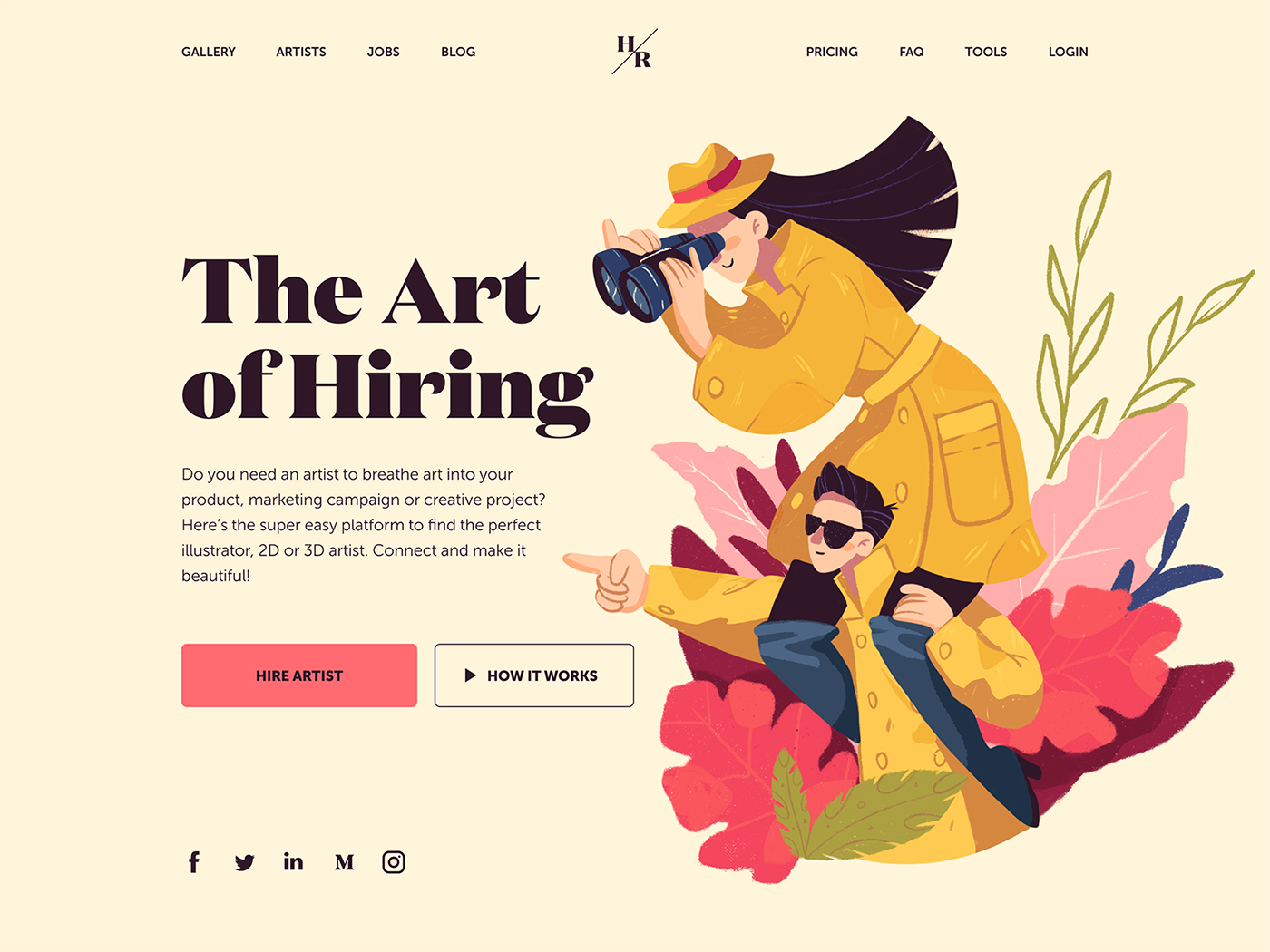 ILLUSTRATION  homepage web site art ui ux Digital Art  graphic design  landingpage colors Character design 