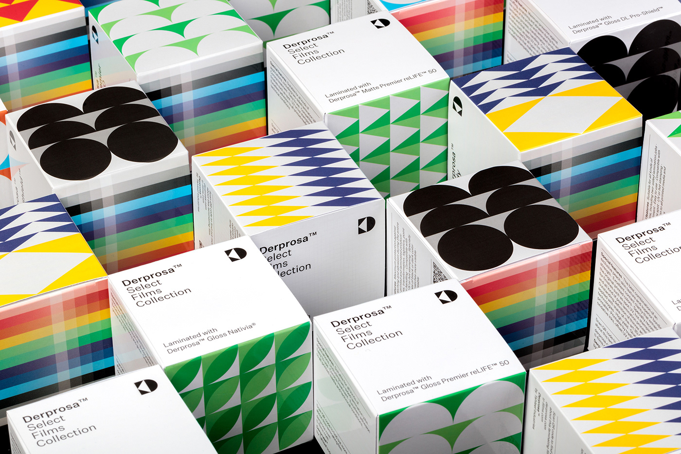 brand geometry identity laminating films Packaging pattern Plácida