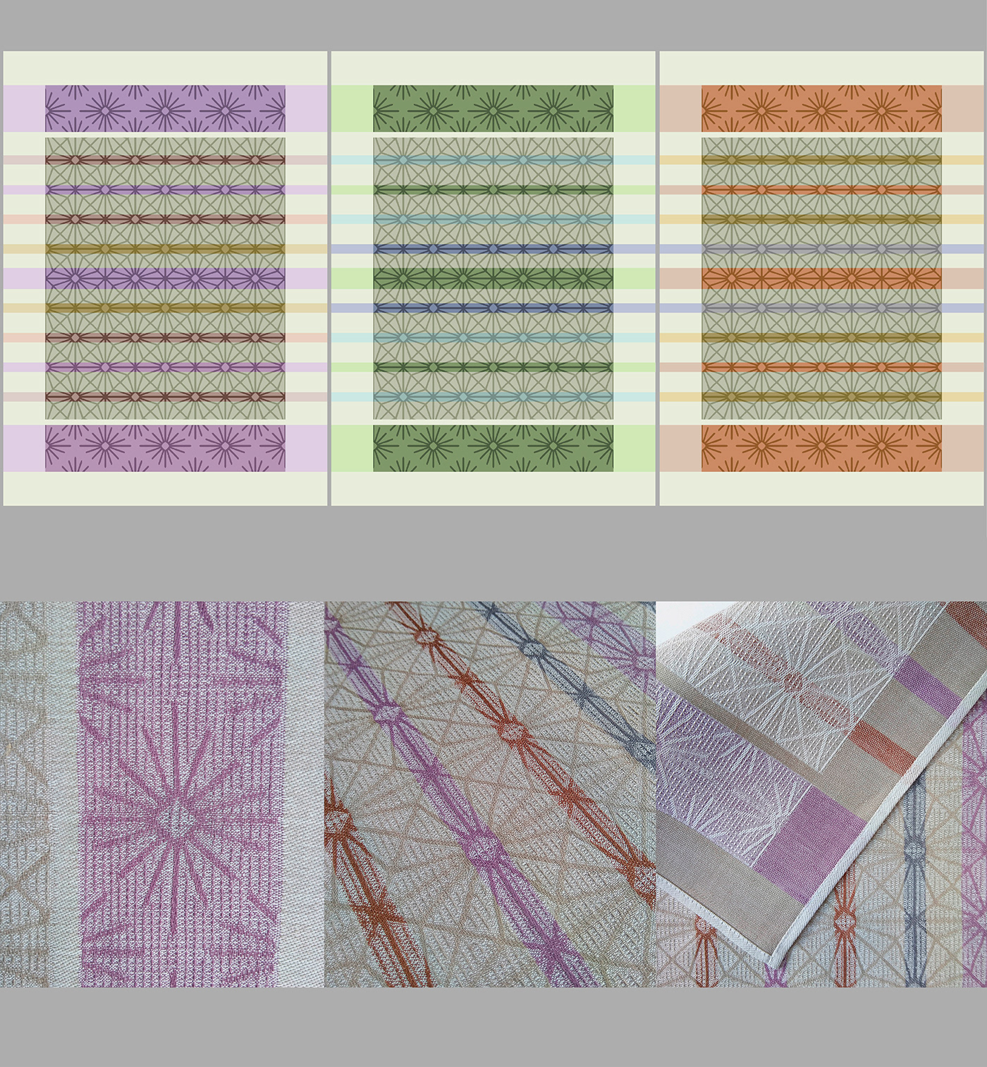 towels textile design  pattern design  tea towel linen Jacguard