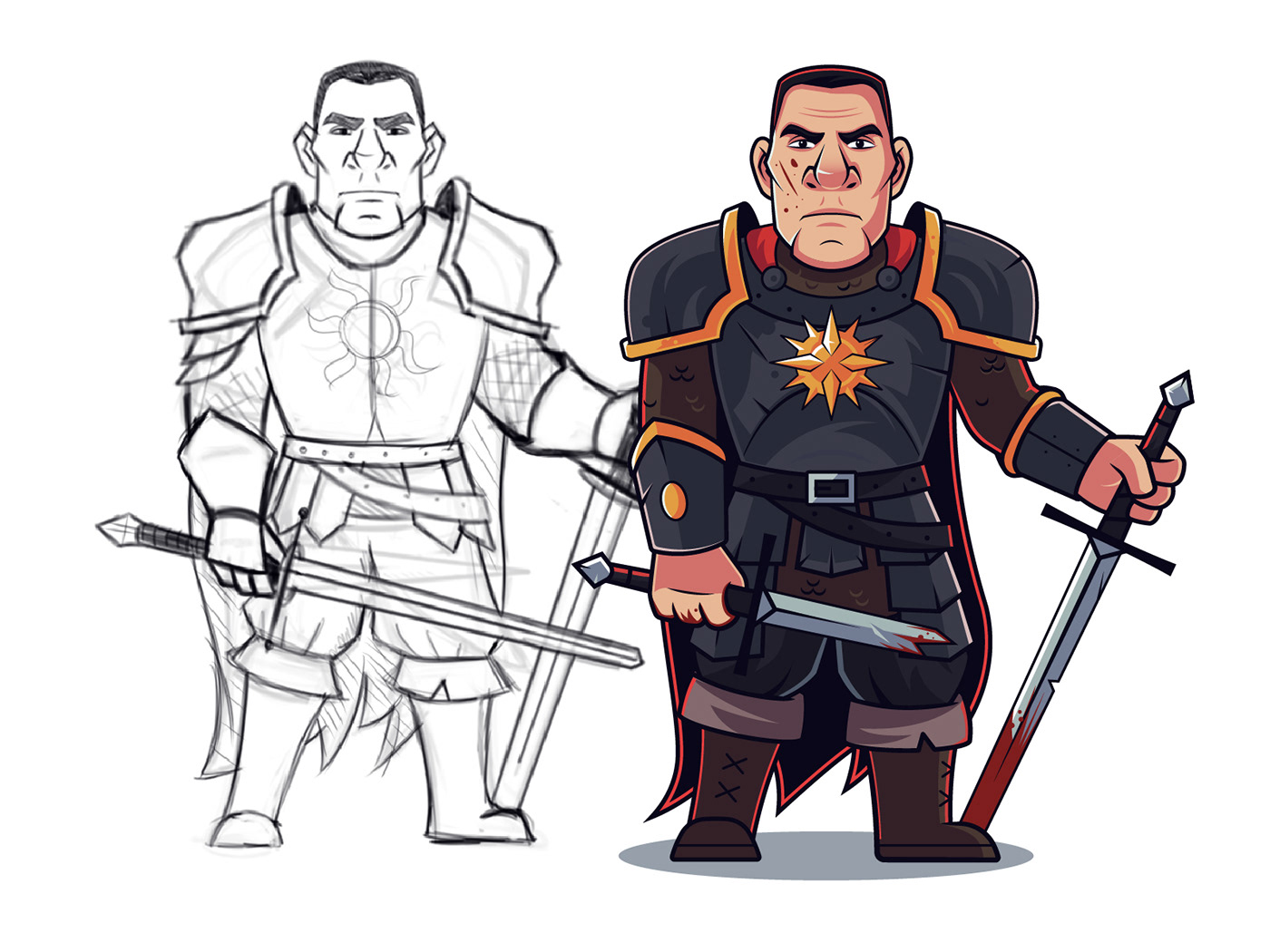 Character heroes ILLUSTRATION  First Law Joe  Abercrombie Character design  epic character illustration