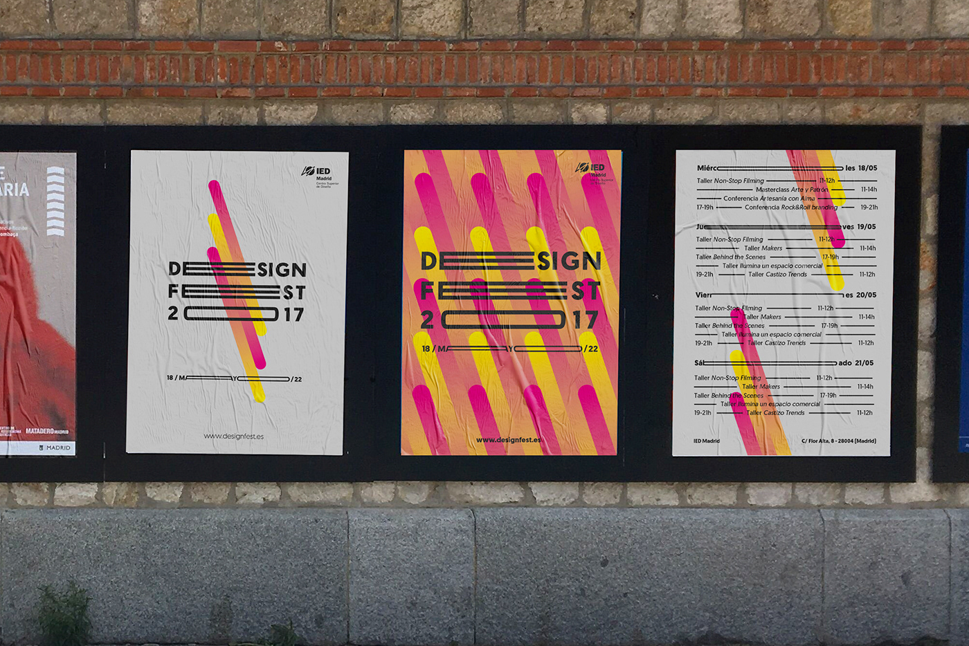 design fest festival ied madrid Identity Design festival identity Exhibition Design  Poster Design