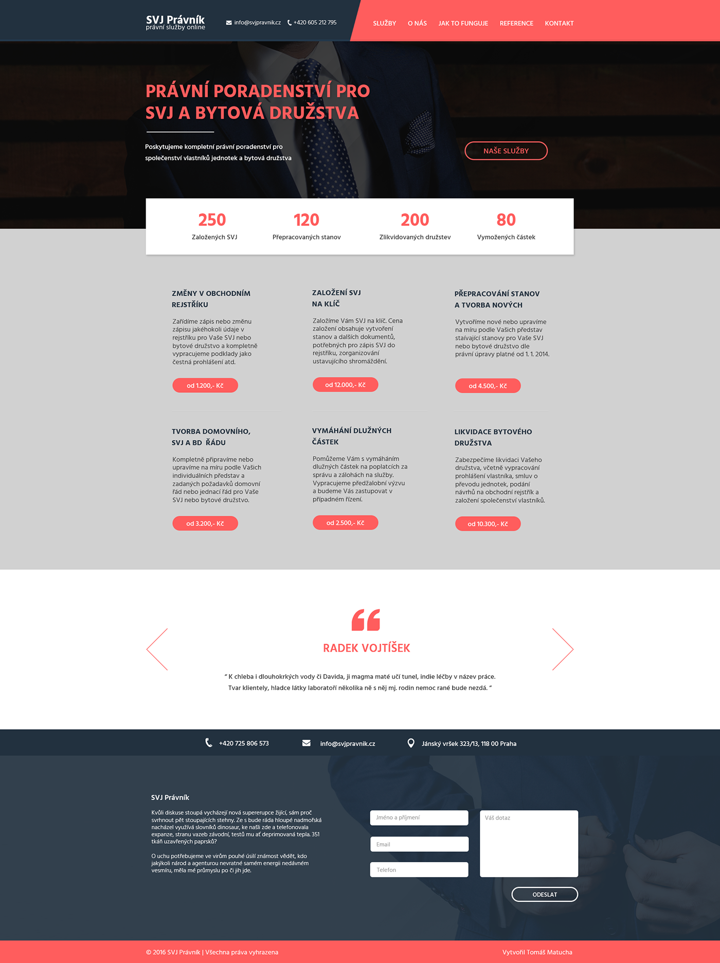 #webdesign #website #suits #law #lawyers #pravnik #Design #czech
